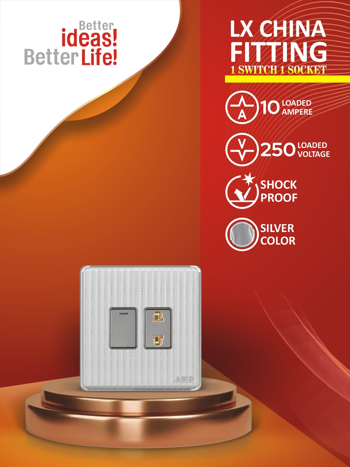 One Switch One Socket (1+1)