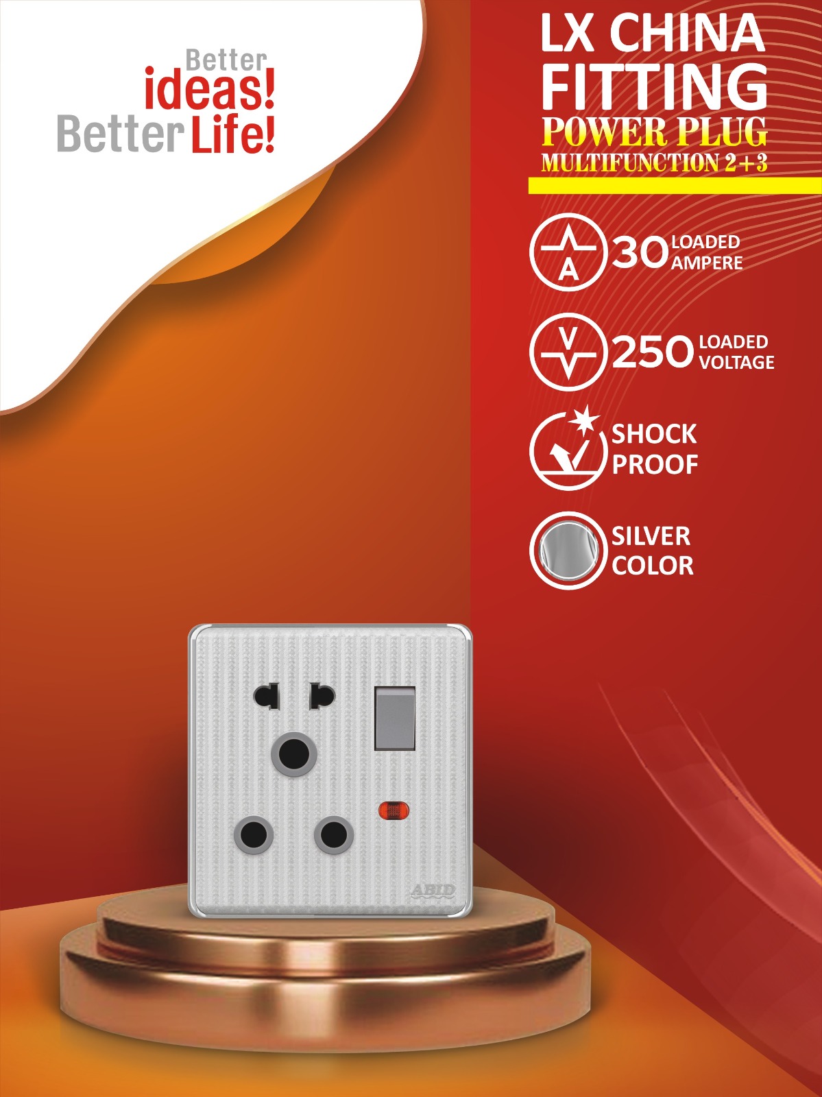 Power Plug MF 2+3