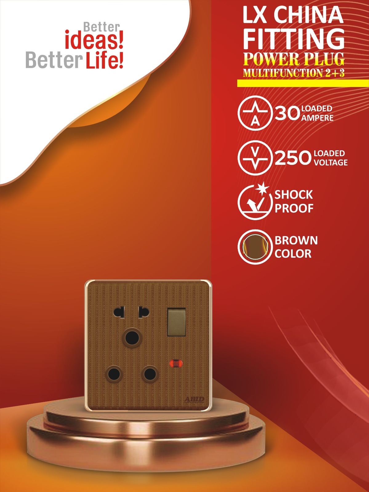 Power Plug MF 2+3