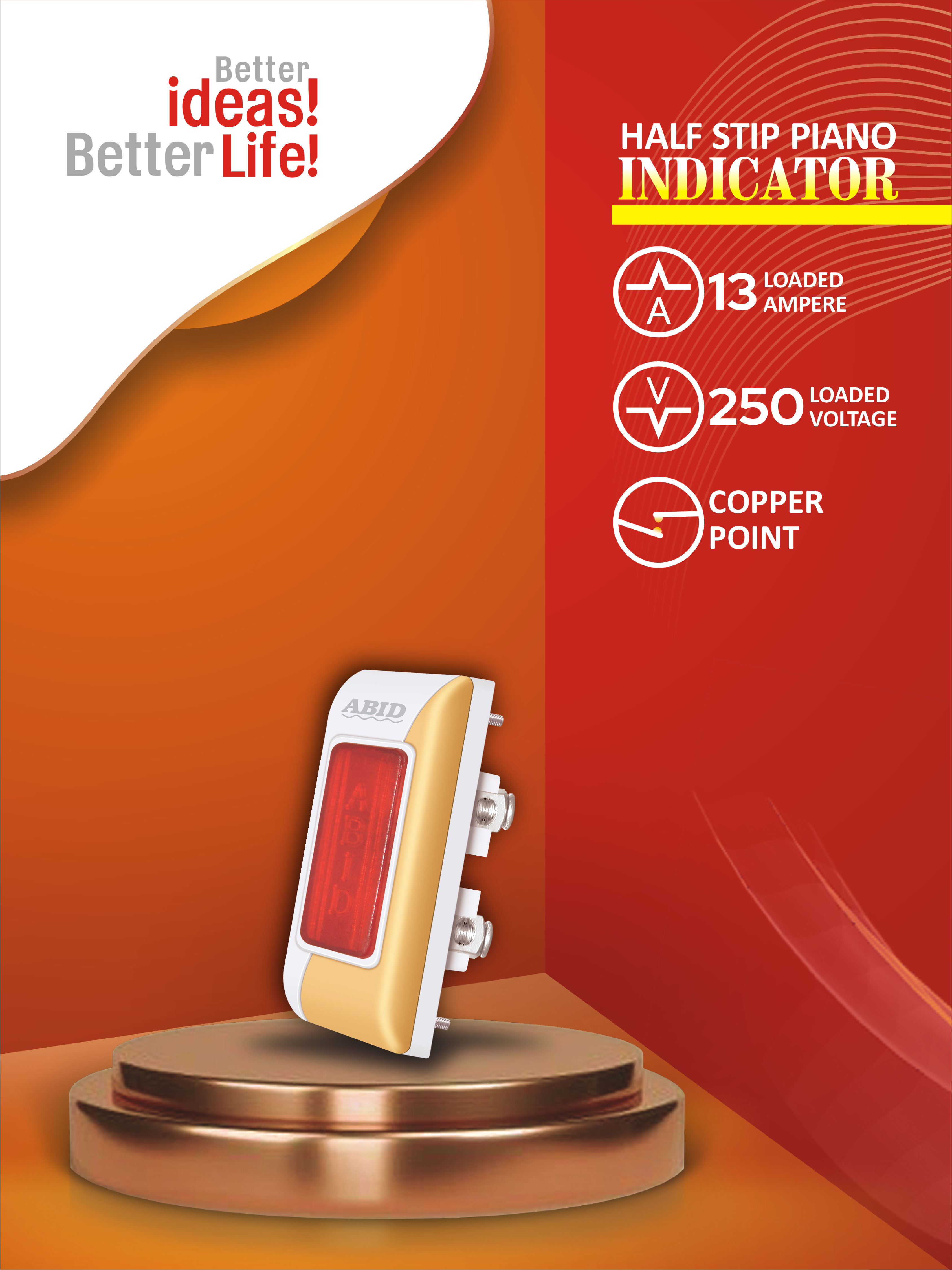 Half Stipe Piano Indicator