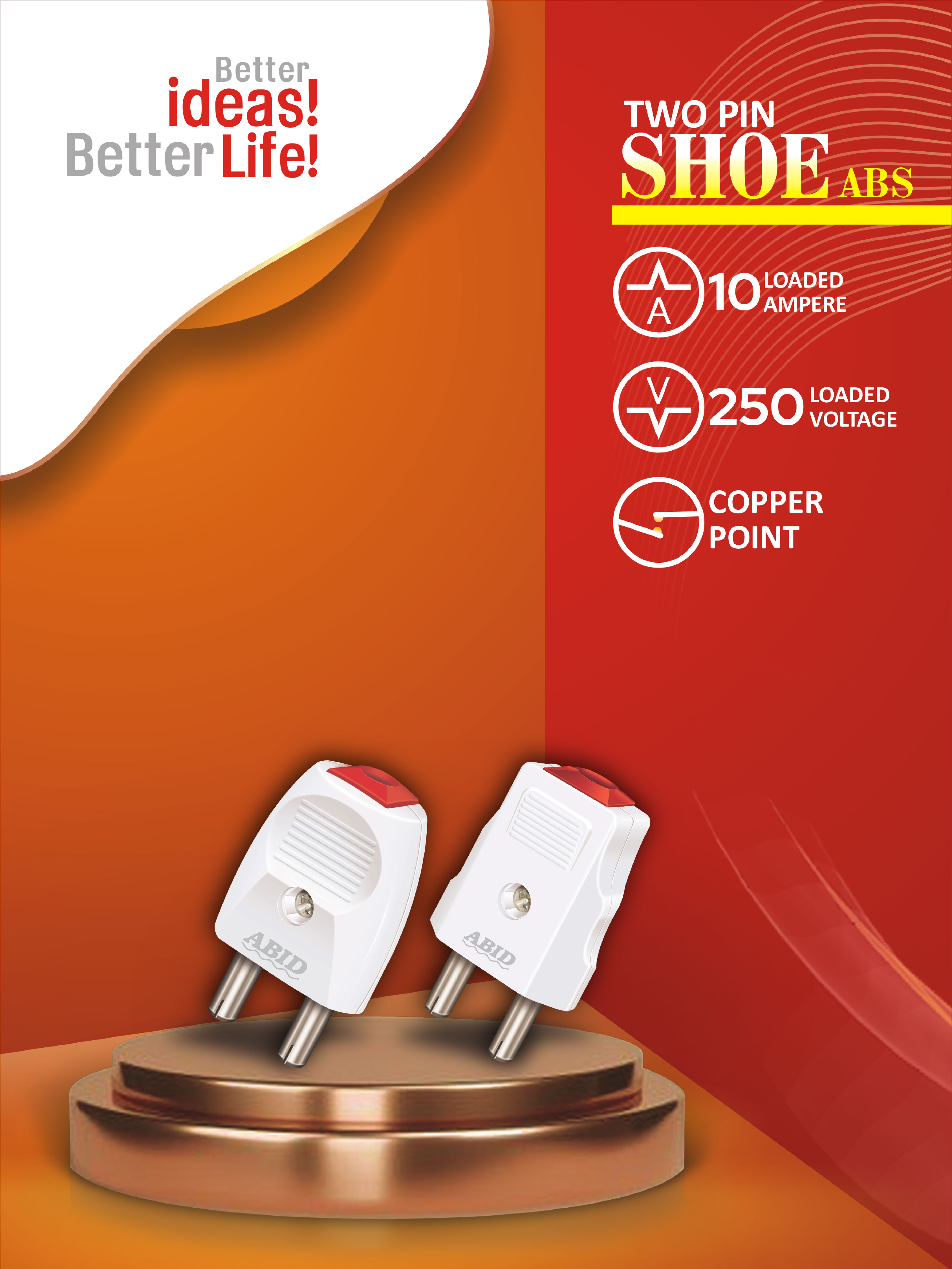 Two Pin Shoe ABS
