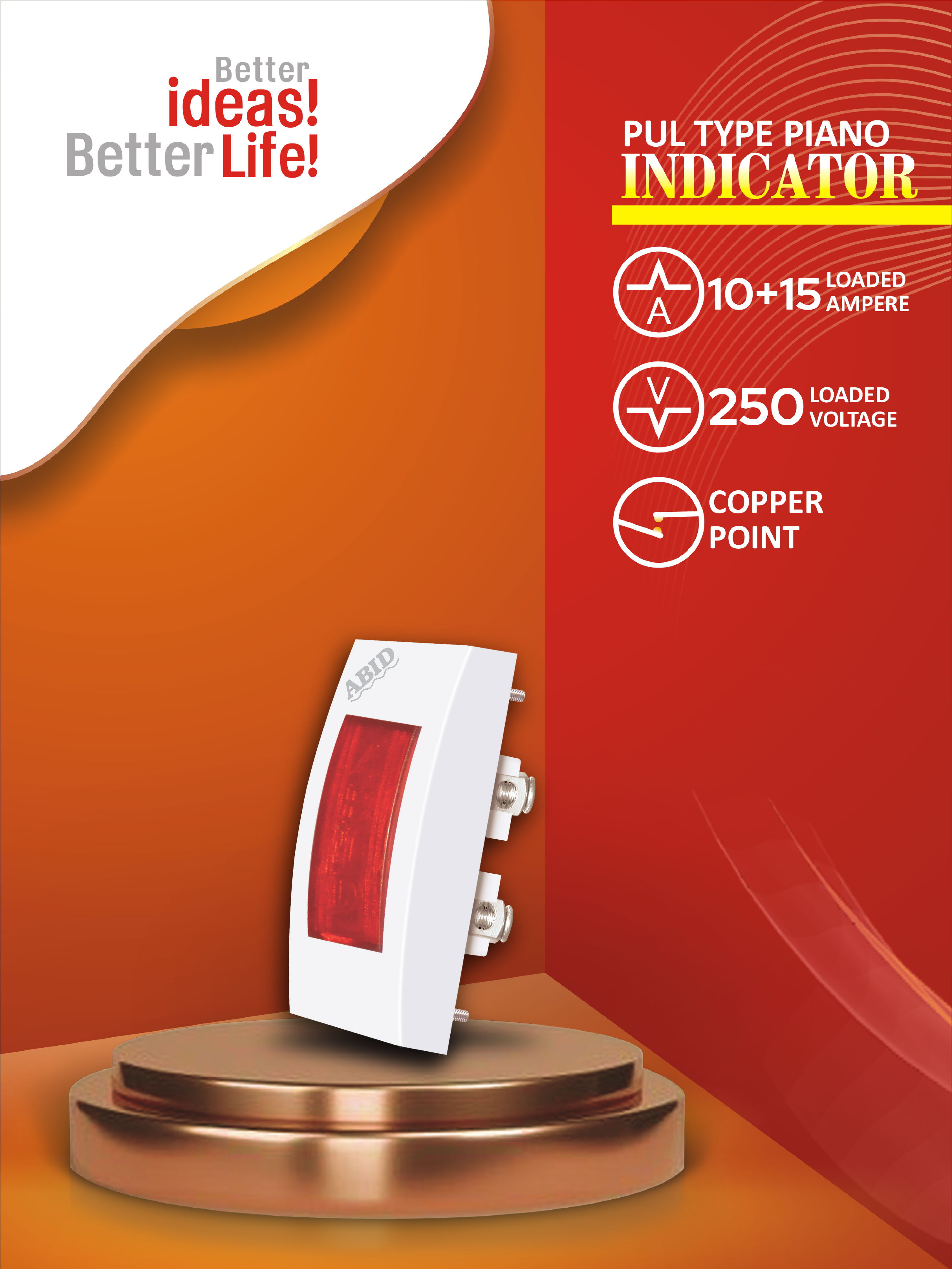 Pull Type Piano Indicator (10+15A)