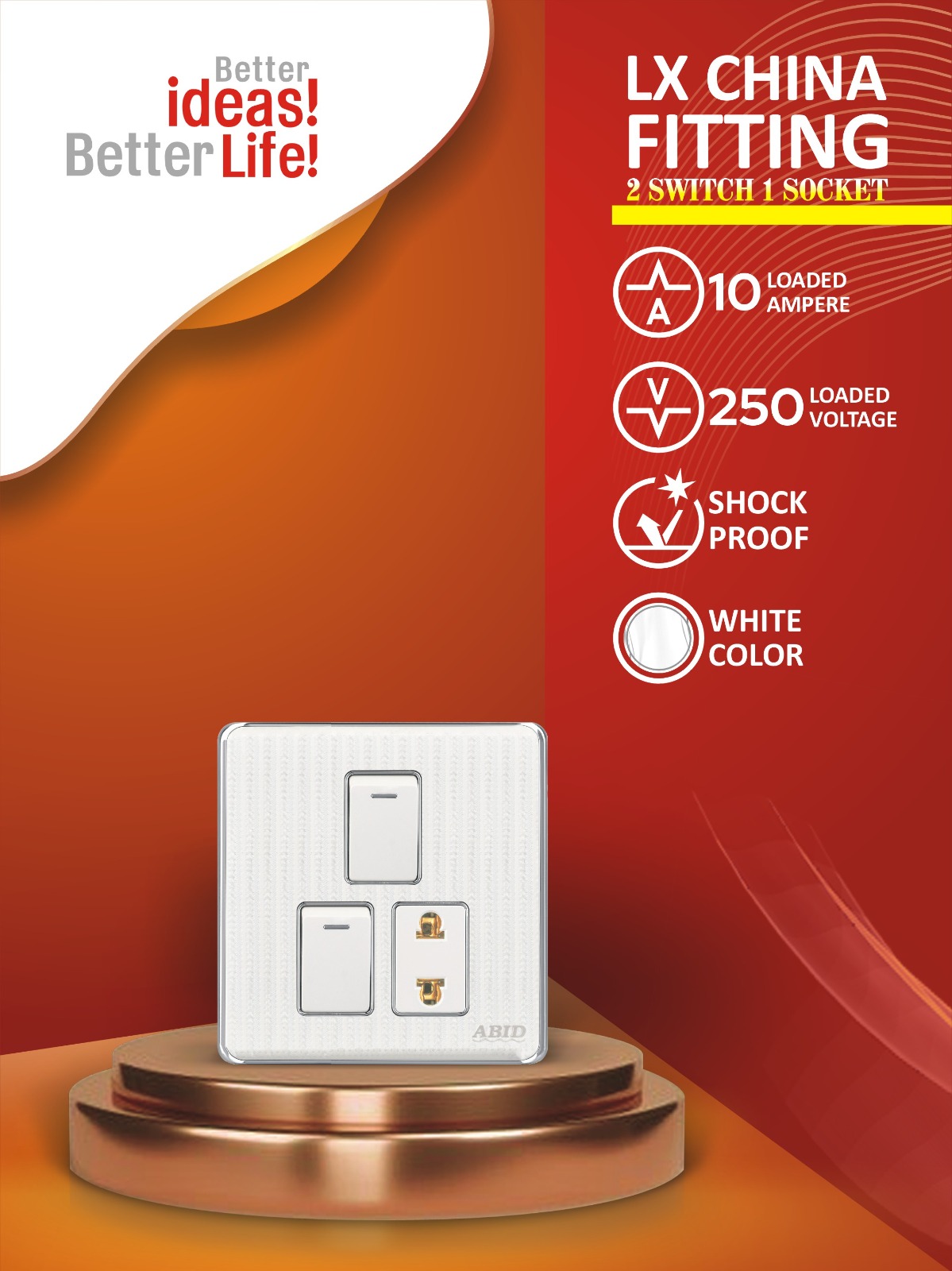 Two Switch One Socket (2+1)